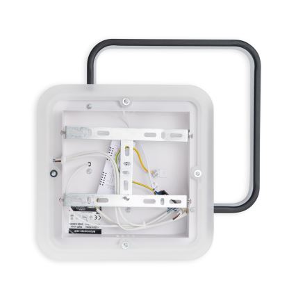 Brilagi - Plafoniera LED dimmerabile FLARE LED/43W/230V 3000-6000K 39,5x45 cm bianco/nero + telecomando