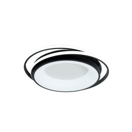 Brilagi - Plafoniera LED dimmerabile FLARE LED/84W/230V 3000-6000K 47x51 cm nera + telecomando