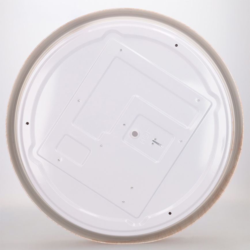Brilagi - Plafoniera LED dimmerabile FLOCO LED/48W/230V Ø 40 cm finitura effetto legno/bianco + telecomando incluso