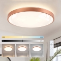 BRILAGI - Plafoniera LED dimmerabile GLASS POOL DOUBLE LED/80W/230V Ø 60 cm finitura rame + telecomando