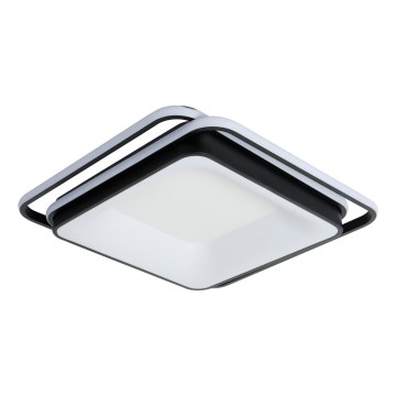 Brilagi - Plafoniera LED dimmerabile IRIS LED/102W/230V 3000-6000K 50x50 cm nera + telecomando