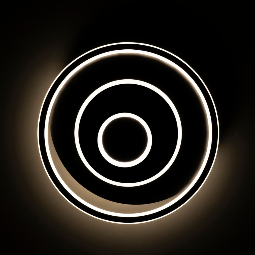BRILAGI - Plafoniera da soffitto LED dimmerabile IRIS LED/83W/230V 3000-6000K 46x50 cm nero + telecomando