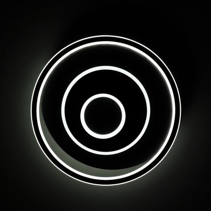 BRILAGI - Plafoniera da soffitto LED dimmerabile IRIS LED/83W/230V 3000-6000K 46x50 cm nero + telecomando