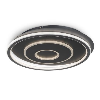 BRILAGI - Plafoniera da soffitto LED dimmerabile IRIS LED/83W/230V 3000-6000K 46x50 cm nero + telecomando