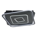 Brilagi - Plafoniera LED dimmerabile IRIS LED/98W/230V 3000-6000K 50x50 cm nero + telecomando