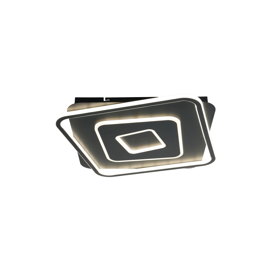 Brilagi - Plafoniera LED dimmerabile IRIS LED/98W/230V 3000-6000K 50x50 cm nero + telecomando