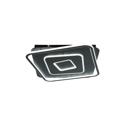Brilagi - Plafoniera LED dimmerabile IRIS LED/98W/230V 3000-6000K 50x50 cm nero + telecomando