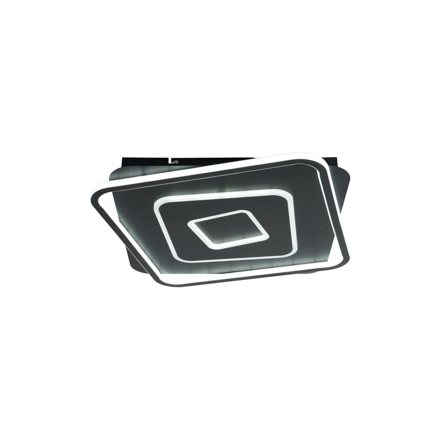 Brilagi - Plafoniera LED dimmerabile IRIS LED/98W/230V 3000-6000K 50x50 cm nero + telecomando