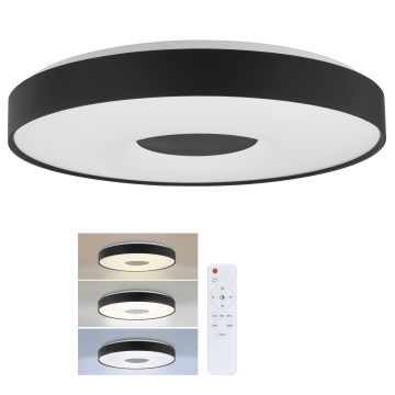 Brilagi - Plafoniera LED dimmerabile JAMIS LED/48W/230V 3000-6500K Ø 39 cm nero + + telecomando