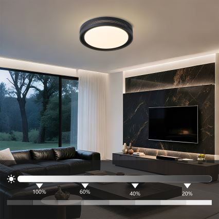 Brilagi - Plafoniera LED dimmerabile KREON LED/54W/230V 3000-6000K bianco Ø 38 cm + telecomando