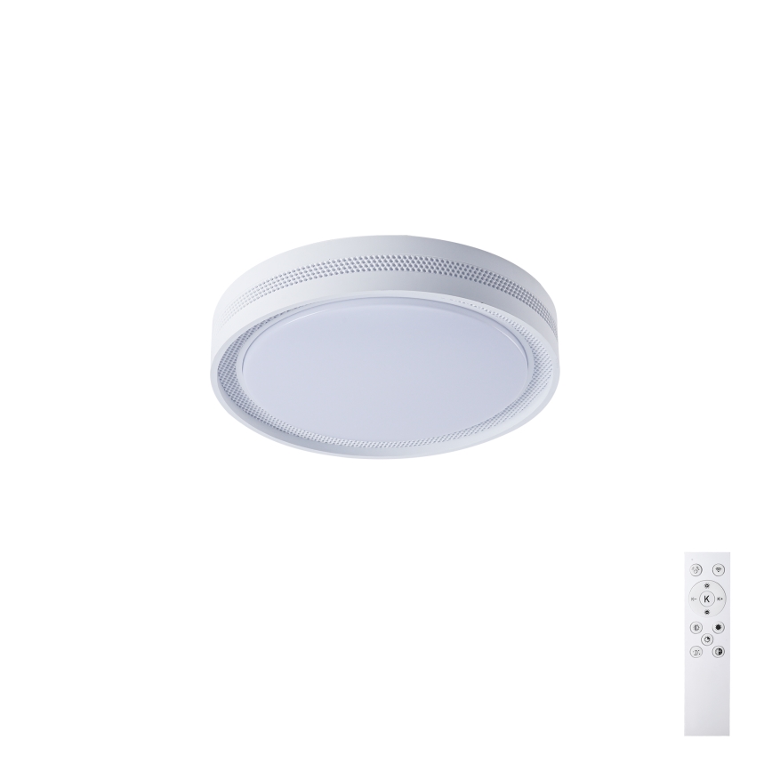 Brilagi - Plafoniera LED dimmerabile KREON LED/54W/230V 3000-6000K nero diam. 38 cm + telecomando