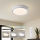 Brilagi - Plafoniera LED dimmerabile KREON LED/54W/230V 3000-6000K nero diam. 38 cm + telecomando