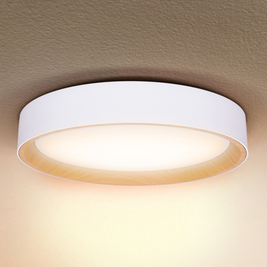 Brilagi - Plafoniera LED dimmerabile LARIOS LED/48W/230V 3000-6500K ø 39 cm bianco + telecomando
