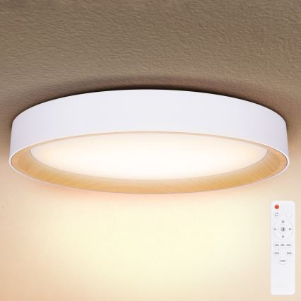 Brilagi - LED dimmerabile plafoniera LARIOS LED/72W/230V 3000-6500K bianco Ø 59 cm + telecomando
