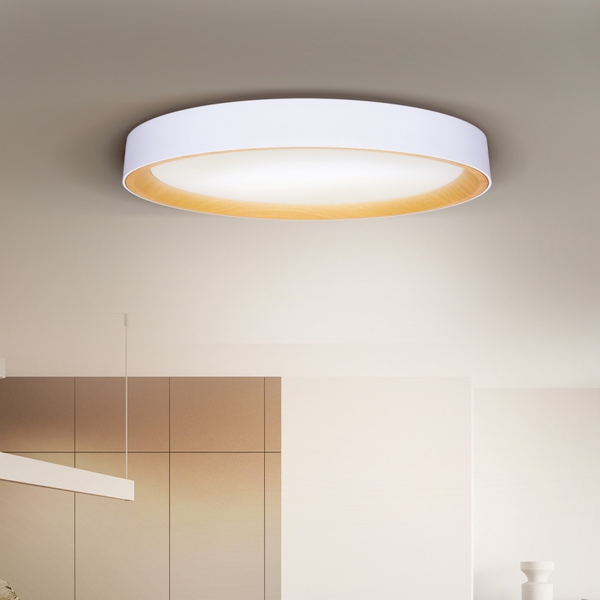 Brilagi - LED dimmerabile plafoniera LARIOS LED/72W/230V 3000-6500K bianco Ø 59 cm + telecomando