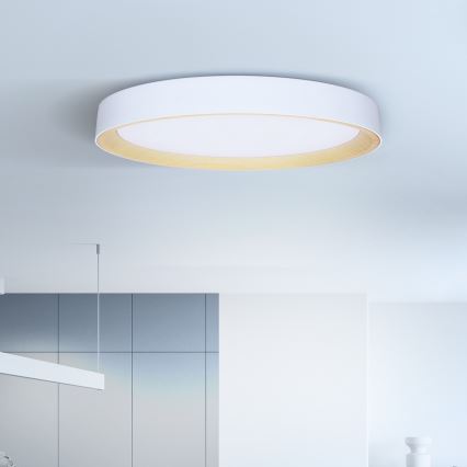Brilagi - LED dimmerabile plafoniera LARIOS LED/72W/230V 3000-6500K bianco Ø 59 cm + telecomando