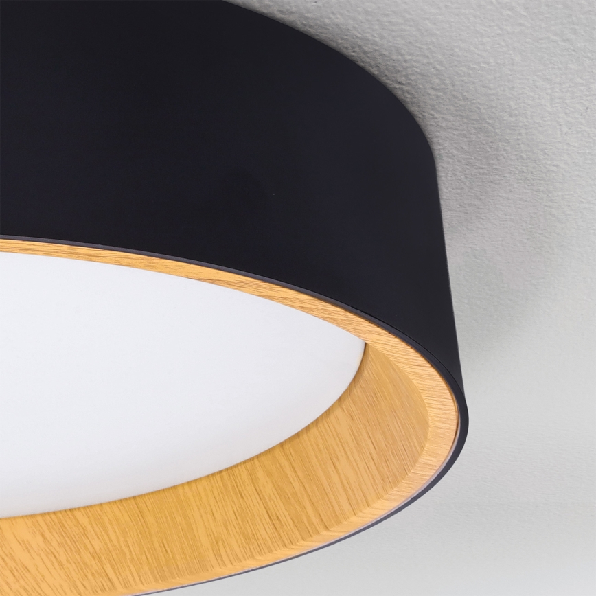 Brilagi - Plafoniera dimmerabile LED LARIOS LED/72W/230V 3000-6500K nero ø 59 cm + telecomando