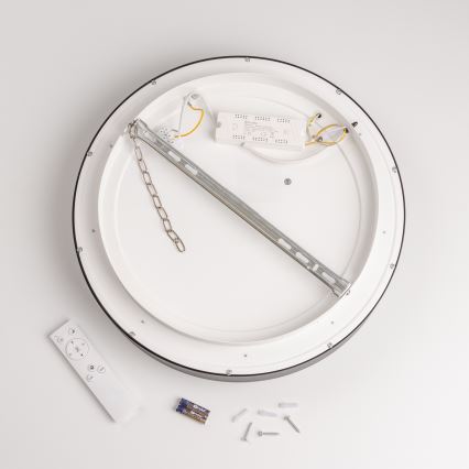 Brilagi - Plafoniera LED dimmerabile FALCON LED/40W/230V 3000-6500K Ø 45 cm nero + telecomando