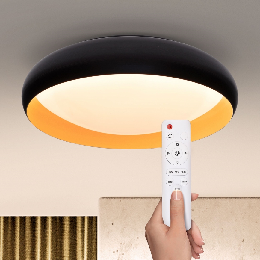 Brilagi - Plafoniera LED dimmerabile LIVIA LED/48W/230V 3000-6500K diametro 42 cm + telecomando