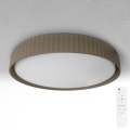 Brilagi - Plafoniera LED dimmerabile LUCIA LED/48W/230V 3000-6500K Ø 41 cm taupe + telecomando