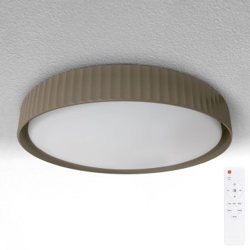 Brilagi - Plafoniera LED dimmerabile LUCIA LED/48W/230V 3000-6500K Ø 41 cm taupe + telecomando