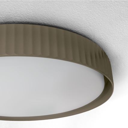 Brilagi - Plafoniera dimmerabile LUCIA LED/48W/230V 3000-6500K Ø 41 cm taupe + telecomando