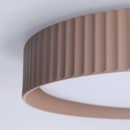 Brilagi - Plafoniera LED dimmerabile LUCIA LED/48W/230V 3000-6500K Ø 41 cm taupe + telecomando