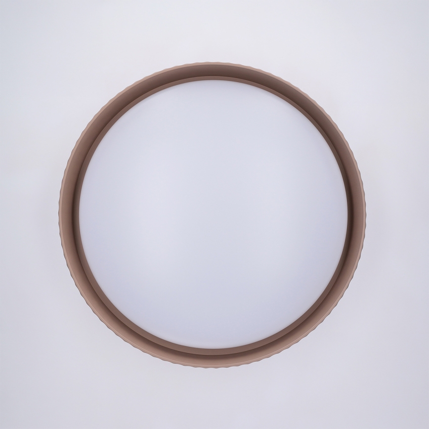Brilagi - Plafoniera LED dimmerabile LUCIA LED/48W/230V 3000-6500K Ø 41 cm taupe + telecomando
