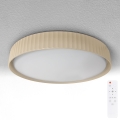 Brilagi - Plafoniera LED dimmerabile LUCIA LED/60W/230V 3000-6500K Ø 59 cm beige + telecomando