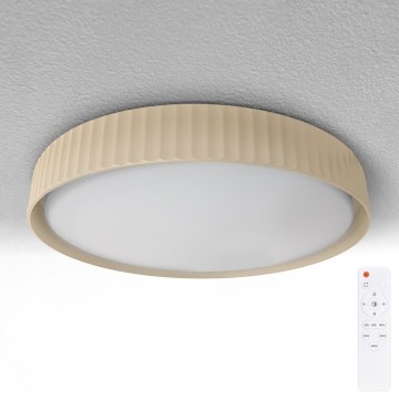 Brilagi - Plafoniera LED dimmerabile LUCIA LED/60W/230V 3000-6500K Ø 59 cm beige + telecomando