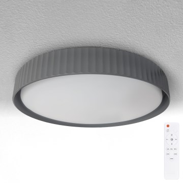 Brilagi - Plafoniera LED dimmerabile LUCIA LED/60W/230V 3000-6500K Ø 59 cm grigio + telecomando