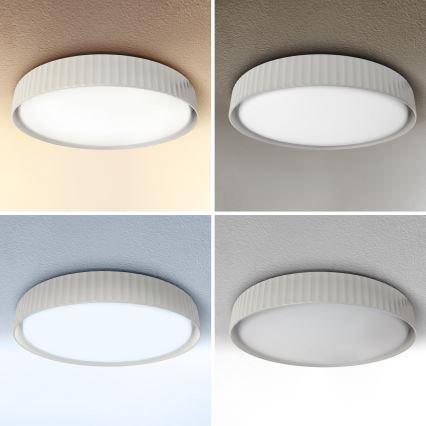 Brilagi - Plafoniera LED dimmerabile LUCIA LED/60W/230V 3000-6500K Ø 59 cm bianca + telecomando