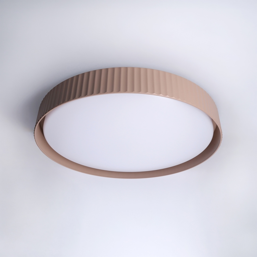 Brilagi - Plafoniera a LED dimmerabile LUCIA LED/60W/230V 3000-6500K ø 59 cm marrone + telecomando