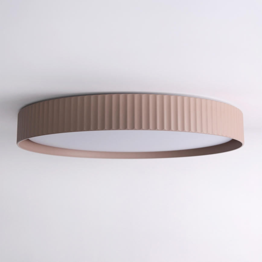 Brilagi - Plafoniera a LED dimmerabile LUCIA LED/60W/230V 3000-6500K ø 59 cm marrone + telecomando