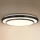 Brilagi - Plafoniera LED dimmerabile LUCIANO LED/48W/230V 3000-6500K ø 39 cm nero + telecomando
