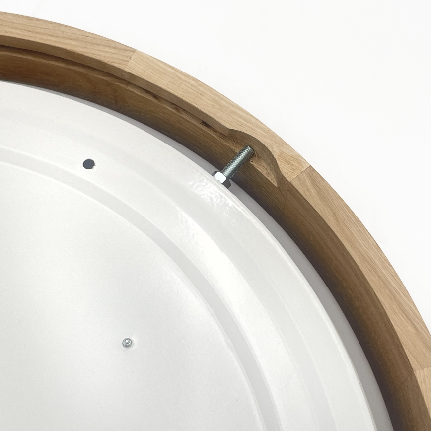 Brilagi - Plafoniera LED dimmerabile MANAROLA REMOTE LED/24W/230V 3000-6500K Ø 41 cm rovere + telecomando