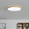 Brilagi - Plafoniera LED dimmerabile MANAROLA LED/24W/230V Ø 42 cm 3000-6500K rovere + telecomando