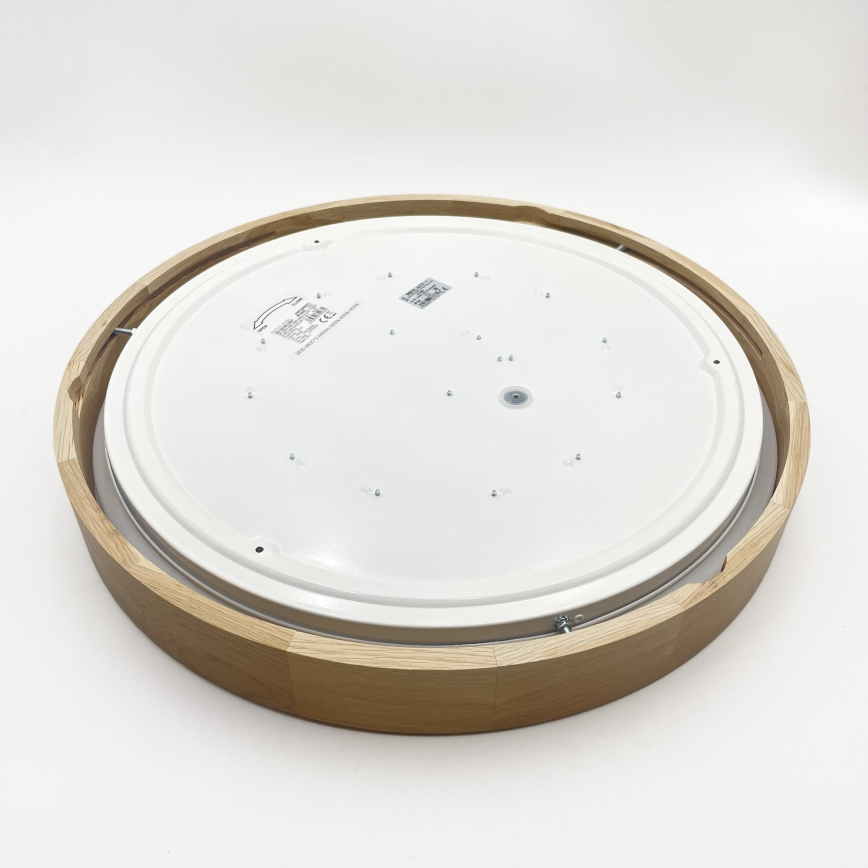 Brilagi - Plafoniera dimmerabile a LED MANAROLA REMOTE LED/36W/230V 3000-6500K Ø 51 cm rovere + telecomando