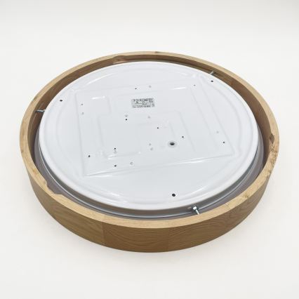 Brilagi - Plafoniera LED dimmerabile MANAROLA SMART LED/24W/230V 3000-6000K Wi-Fi Tuya Beacon Ø 41 cm rovere + telecomando
