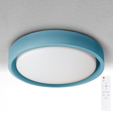 Brilagi - Plafoniera LED dimmerabile MATTEO LED/48W/230V 3000–6500K Ø 41 cm turchese + telecomando