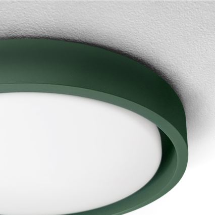 Brilagi - Plafoniera LED dimmerabile MATTEO LED/48W/230V 3000-6500K Ø 41 cm verde + telecomando incluso