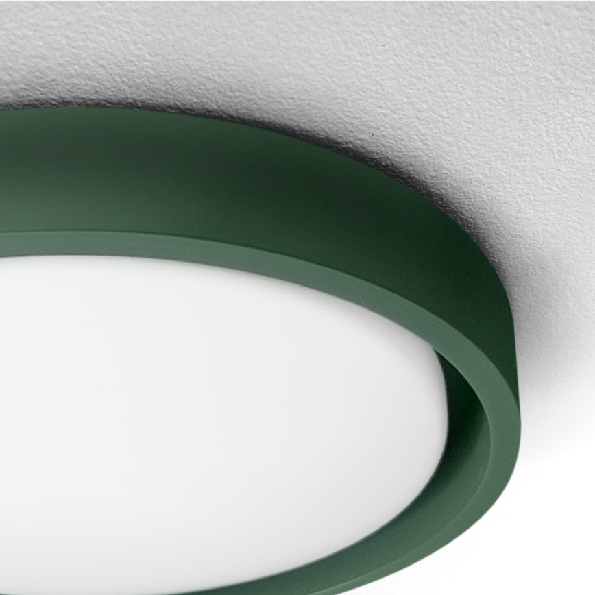 Brilagi - Plafoniera LED dimmerabile MATTEO LED/48W/230V 3000-6500K Ø 41 cm verde + telecomando incluso
