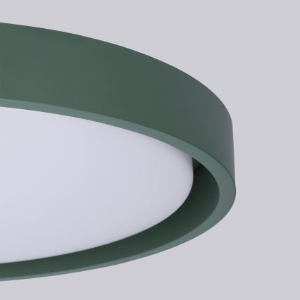 Brilagi - Plafoniera LED dimmerabile MATTEO LED/48W/230V 3000-6500K Ø 41 cm verde + telecomando incluso