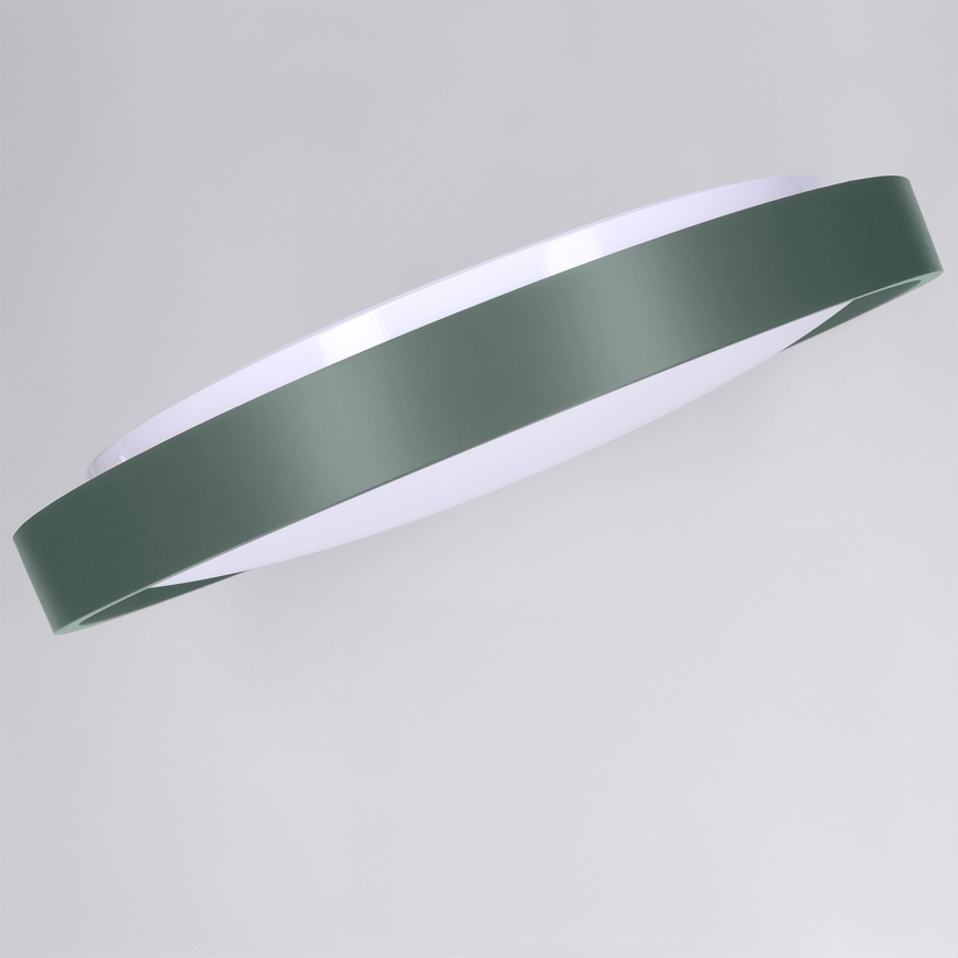 Brilagi - Plafoniera LED dimmerabile MATTEO LED/48W/230V 3000-6500K Ø 41 cm verde + telecomando incluso