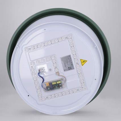 Brilagi - Plafoniera LED dimmerabile MATTEO LED/48W/230V 3000-6500K Ø 41 cm verde + telecomando incluso