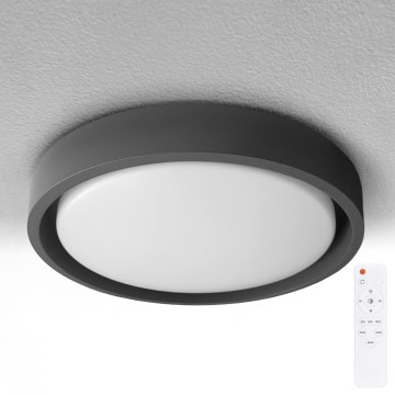 Brilagi - Plafoniera LED dimmerabile MATTEO LED/60W/230V 3000-6500K Ø 51,5 cm nero + telecomando