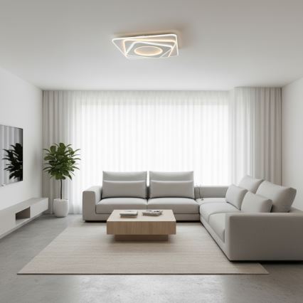 Brilagi - Plafoniera LED dimmerabile MODERN LED/100W/230V 3000-6000K 48x48 cm + telecomando