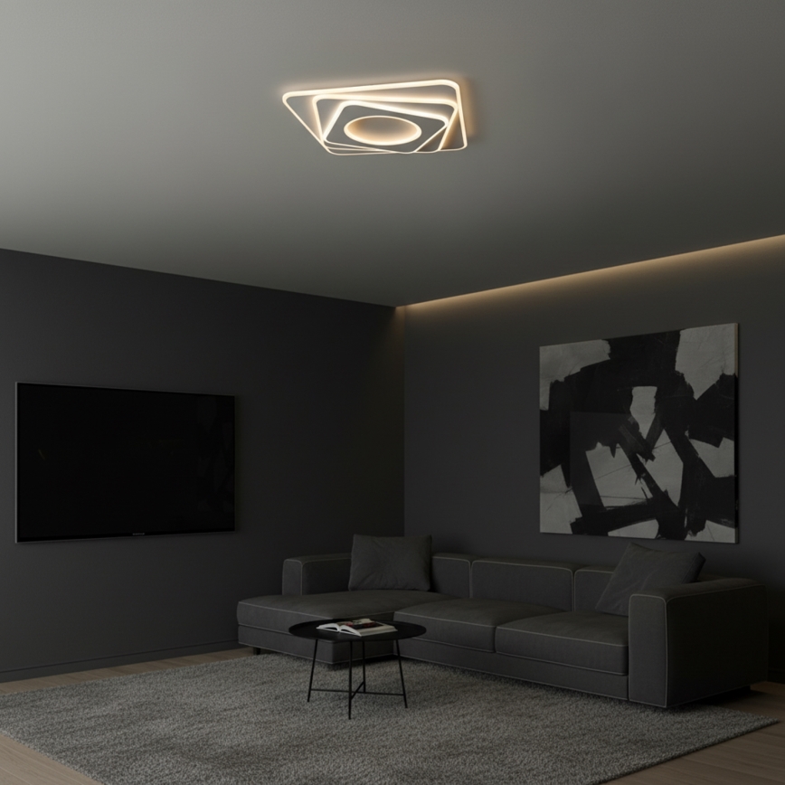 Brilagi - Plafoniera LED dimmerabile MODERN LED/100W/230V 3000-6000K 48x48 cm + telecomando