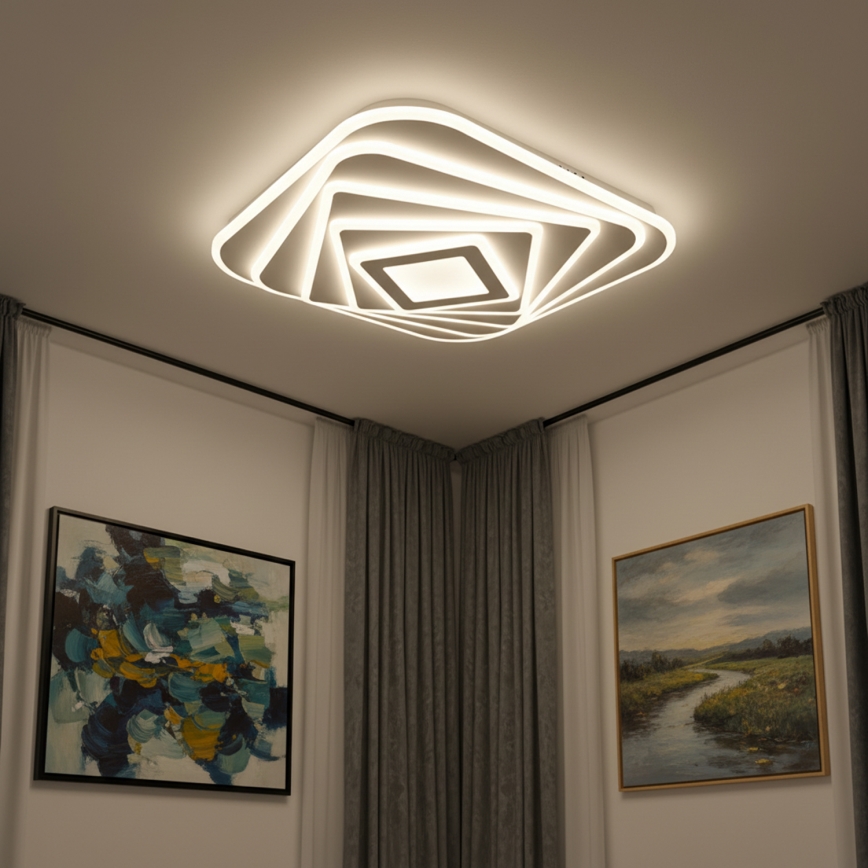 Brilagi - Plafoniera dimmerabile MODERN LED/210W/230V 3000-6000K 55x55 cm + telecomando