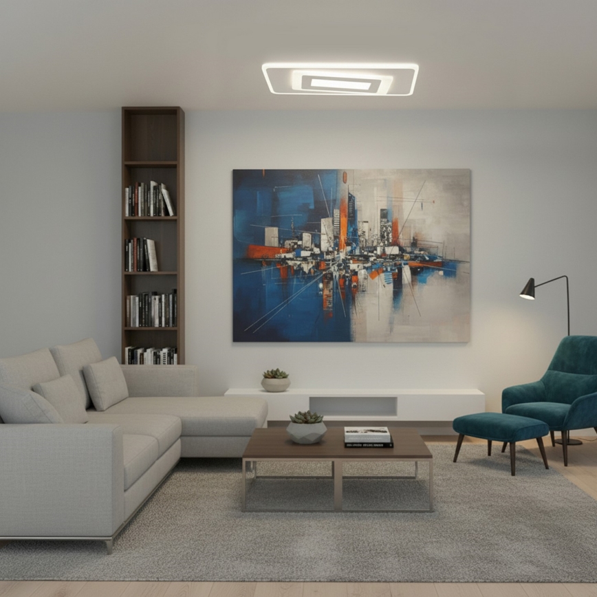BRILAGI - Plafoniera dimmerabile a LED MODERN LED/51W/230V 3000-6000K 20x40 cm + telecomando